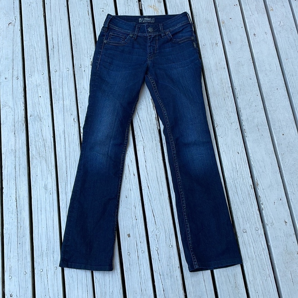 Silver Suki 17" Bootcut Jeans 26x30
